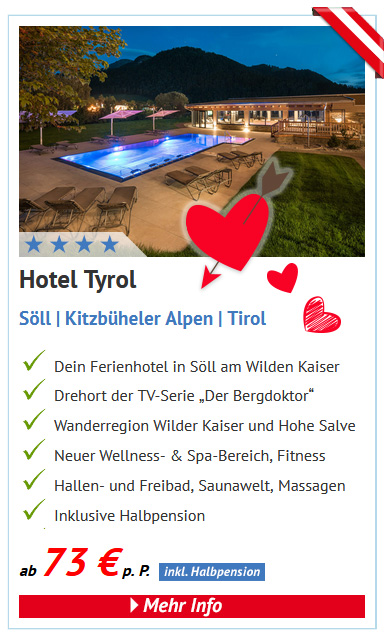 Hotel Tyrol in den Kitzbüheler Alpen